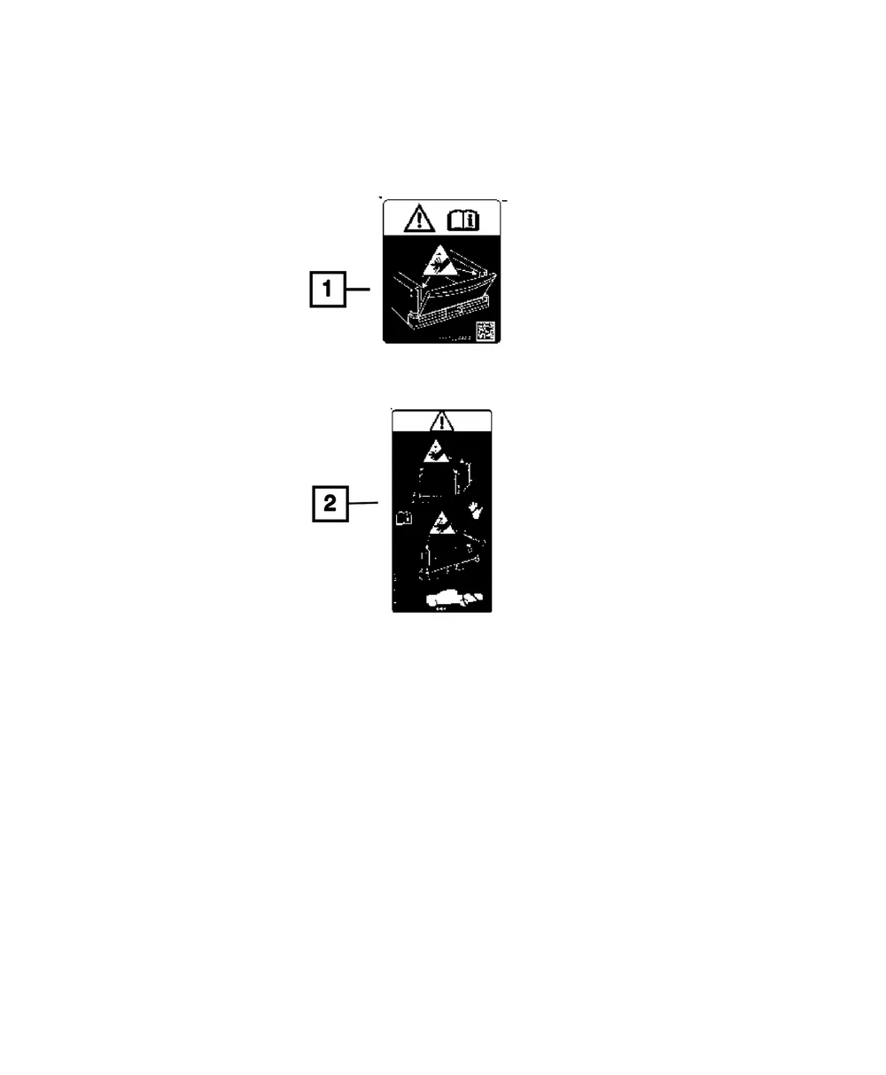 Tailgate Warning Label - Mopar (68612244AA) - view 2