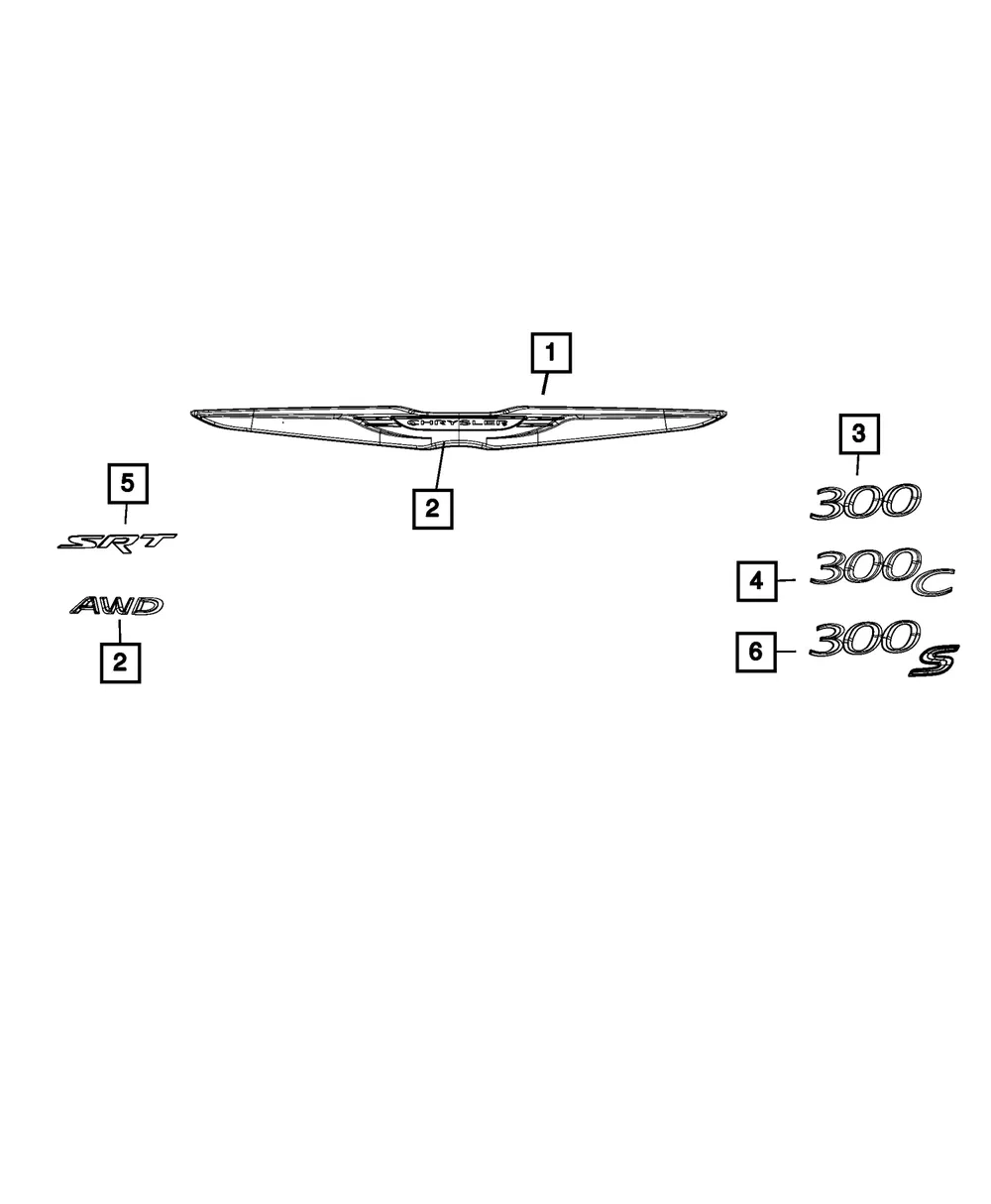 Nameplate - Mopar (68615066aa)