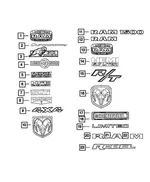 Tailgate Nameplate - Mopar (68633214AA) - view 16