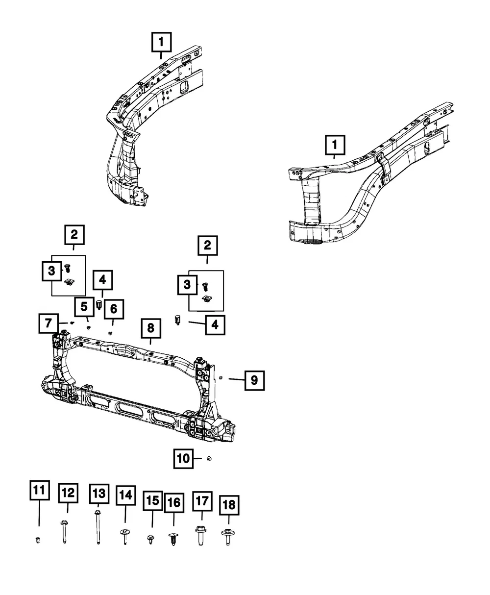 Fender Closure, Left - Mopar (68635939AB)