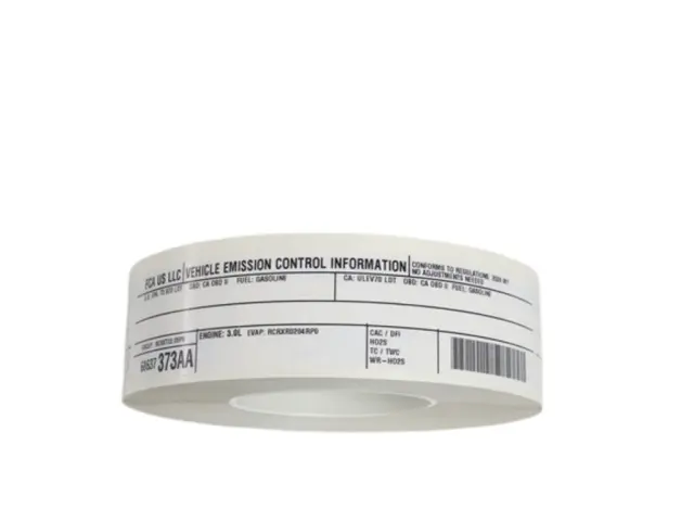 Label - Mopar (68637373AA) - view 2