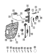 Window Regulator Motor, Left - Mopar (68661225AA) - view 10