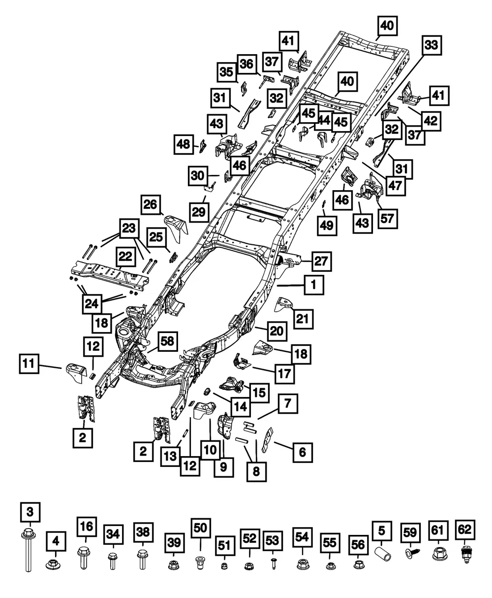 C Pillar Bracket, Left - Mopar (68700284AA)