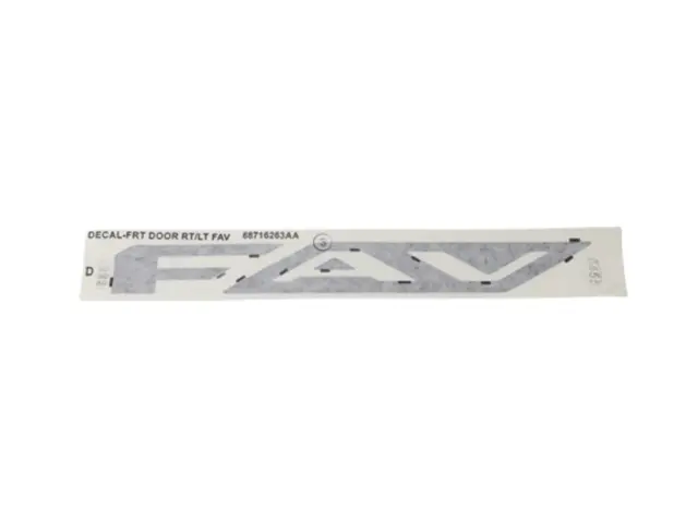Door Decal - Mopar (68716263AA) - view 2