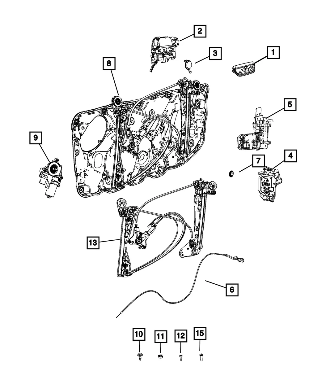 Latch Presenter, Right - Mopar (68729244AA) - view 4