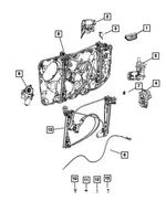 Latch Presenter, Left - Mopar (68729245AA) - view 8