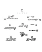 Hellcat Nameplate, Left - Mopar (68736003AA) - view 11