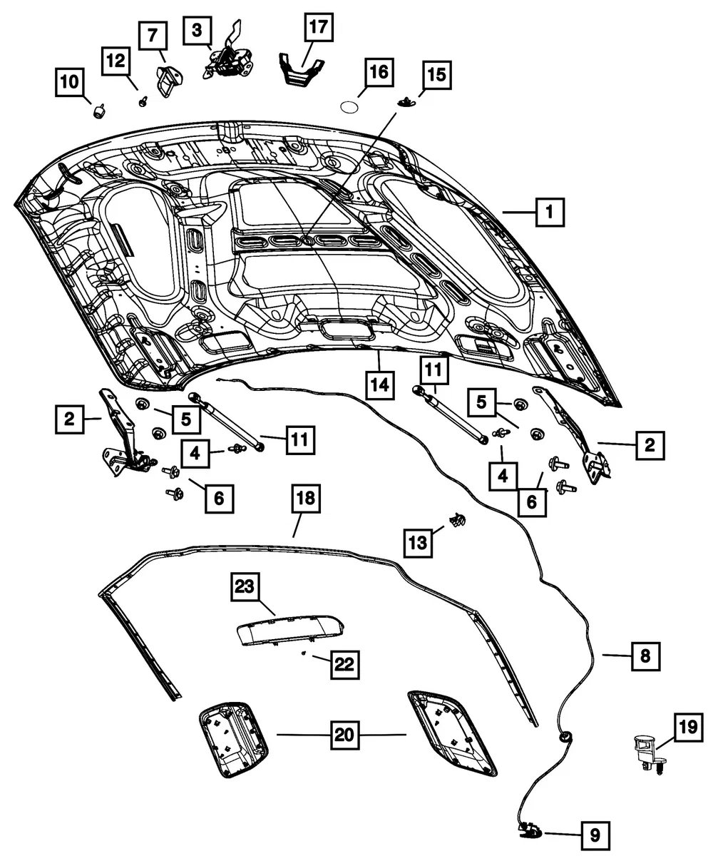 Latch - Mopar (68756973AA) - view 6