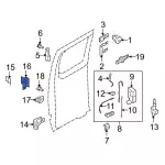 Lower Hinge - Ford (6C2Z-1522810-A) - view 25