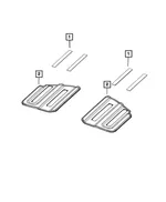 Headliner, Left - Mopar (6CD51TX7AG) - view 6