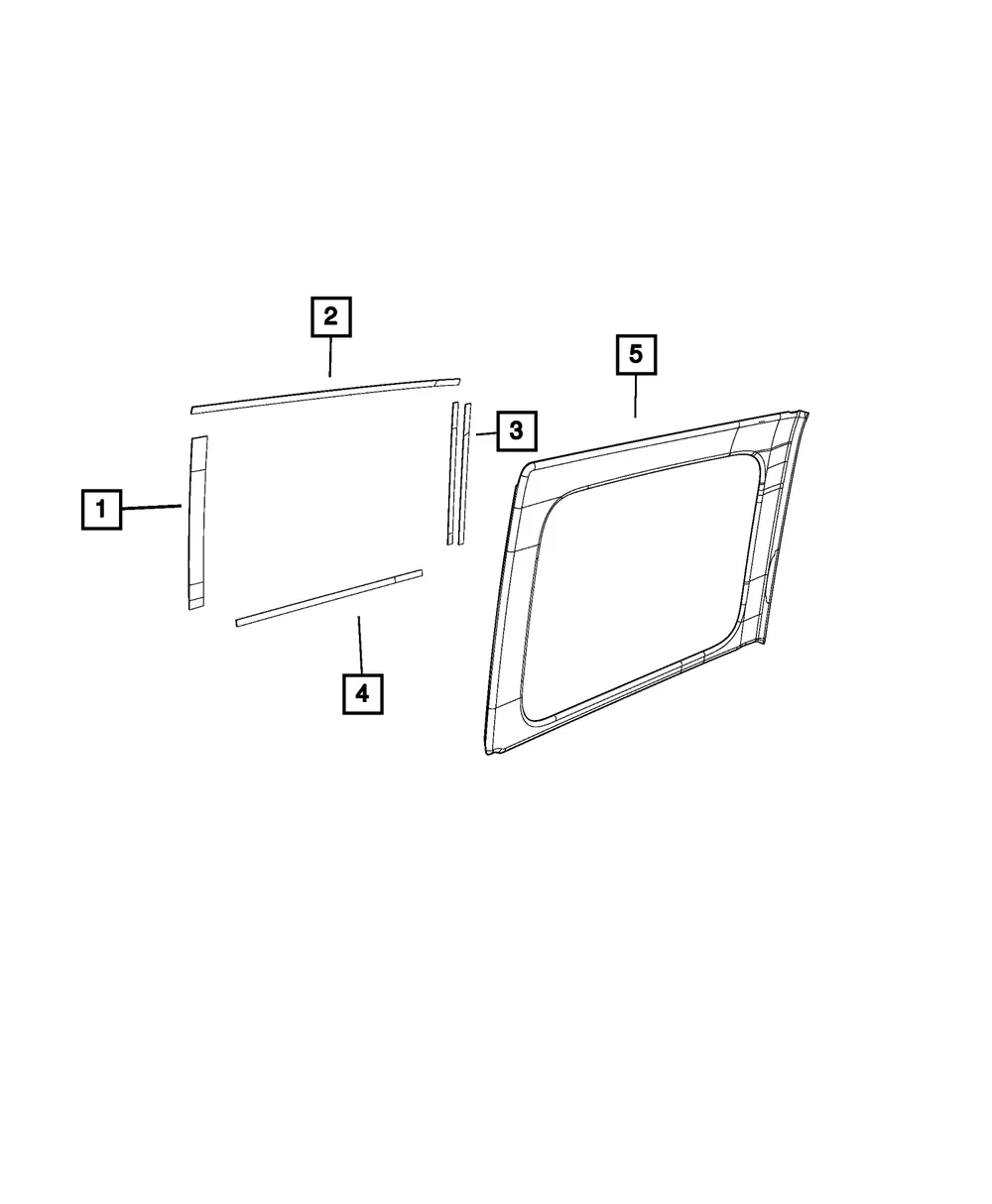 Headliner, Right - Mopar (6CD64TX7AG)