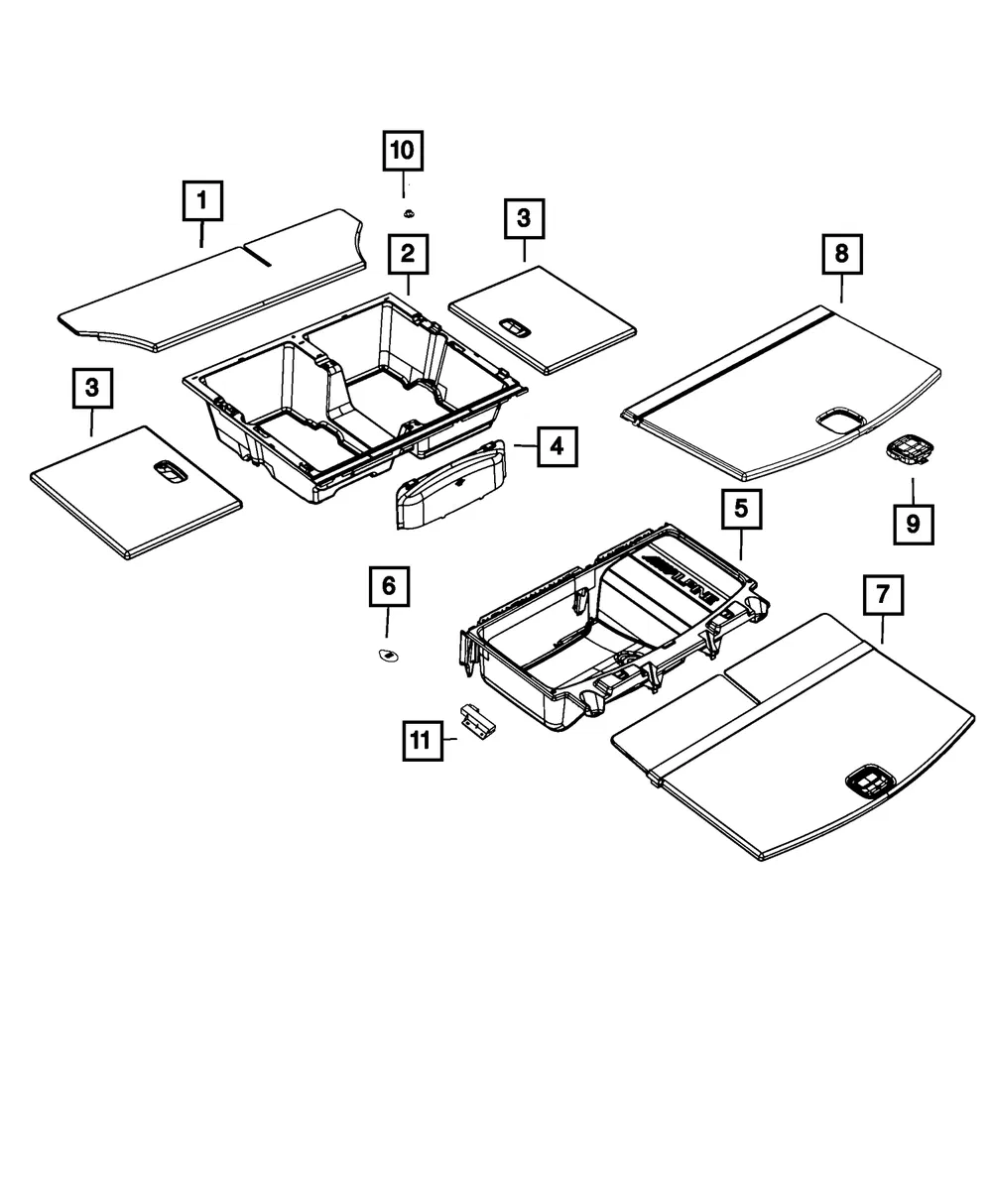 Latch Release Handle - Mopar (6bf24dx9ab) - view 2
