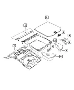 Latch Release Handle - Mopar (6bf25lu5ab) - view 6