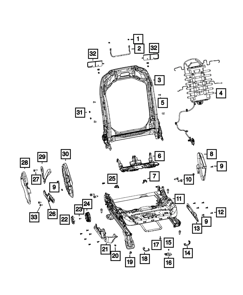 Lumbar Handle - Mopar (6bn91tx7aa) - view 3