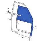 Door Shell - Ford (6c2z1520124d) - view 16