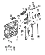 Door Handle Cap, Right - Mopar (6cv52kclab) - view 8