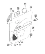 Inside Release Handle, Left - Mopar (6er85sz6ab) - view 10