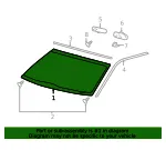 Windshield - Ford (6l3z1503100aa) - view 10