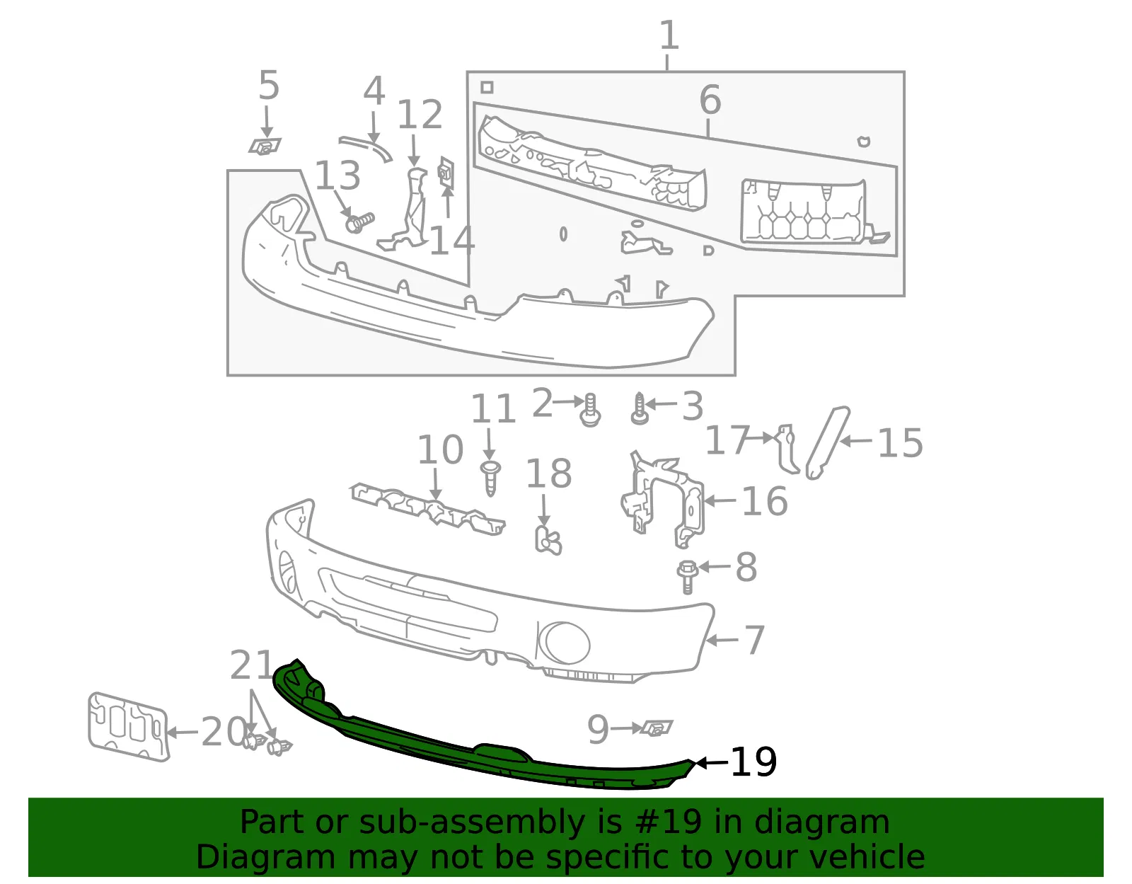 Valance Panel - Ford (6l3z17626aaa) - view 3