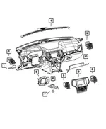 Instrument Panel Applique - Mopar (6lb76aaaaa) - view 10