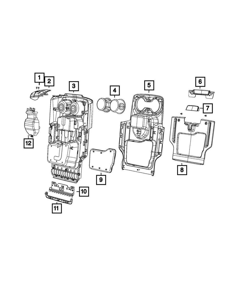 Hinge Cover - Mopar (6nr14tx7ab)