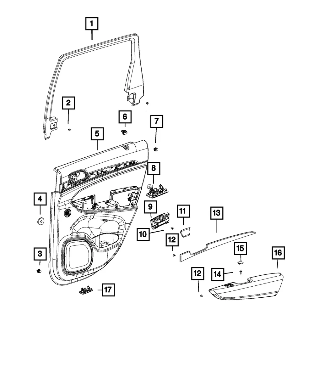 Speaker Grille - Mopar (6nt97ps4aa) - view 4