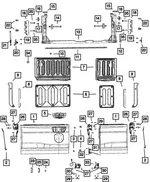 Tailgate Handle - Mopar (6rn75gw7aa) - view 8