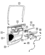 Door Pull Handle - Mopar (6rn86tx7ab) - view 8