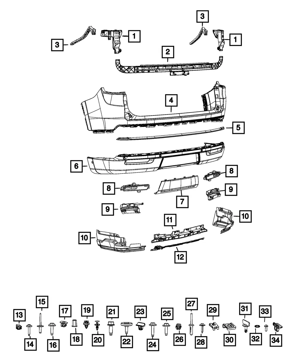 Fascia Applique - Mopar (6uj68szlab) - view 4