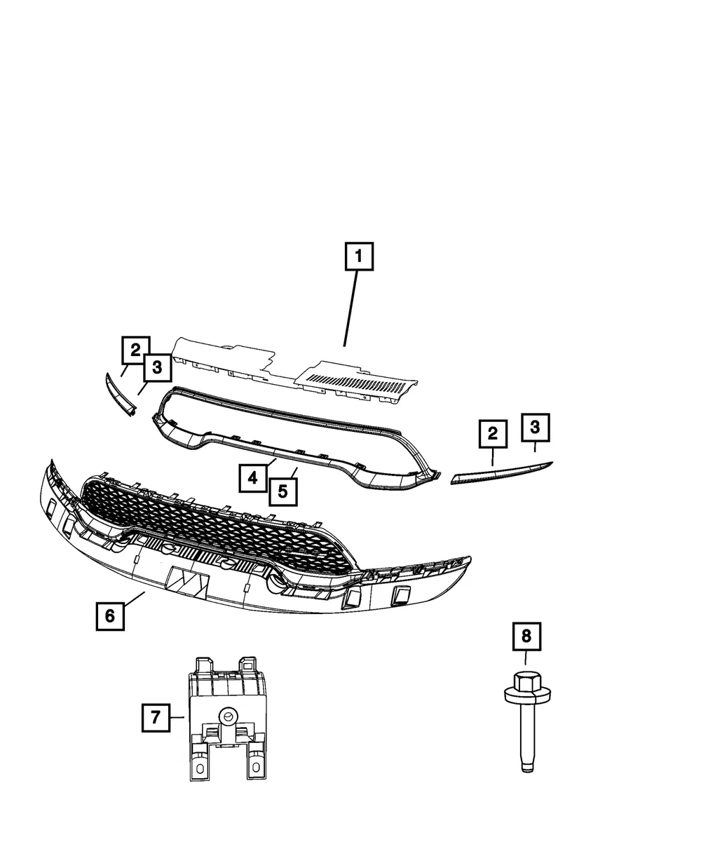 Texture Grille - Mopar (6uz20rxfaa) - view 4