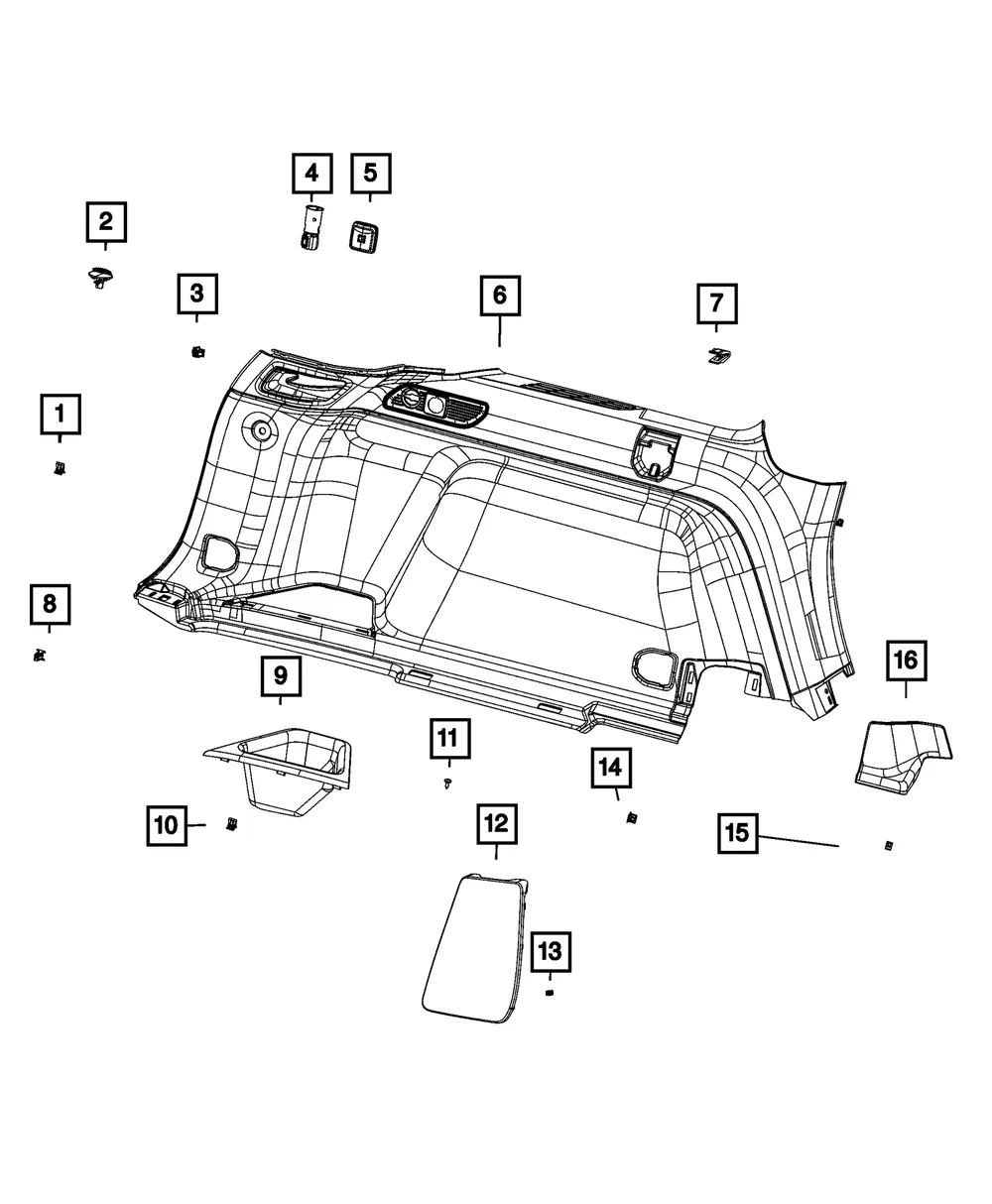 Quarter Panel Cover - Mopar (6wf37tx7aa) - view 4