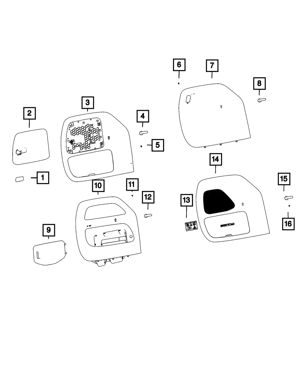 Cargo Door Panel - Mopar (6zp24pd2aa) - view 4