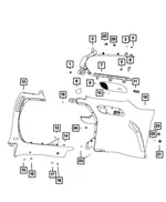 Quarter Trim Panel - Mopar (7EJ22PD2AA) - view 8