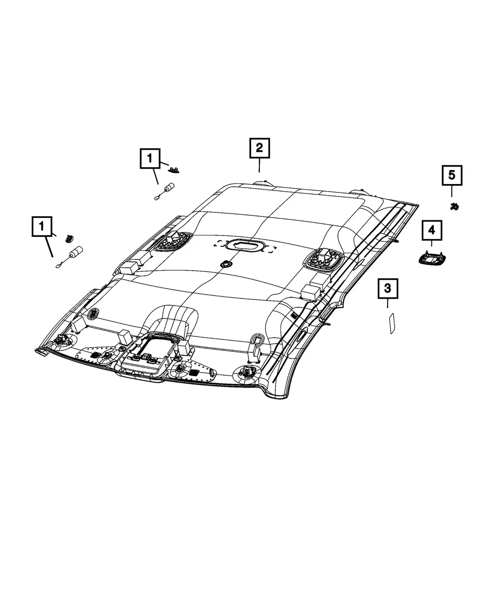 Headliner - Mopar (7KZ74TX7AA)