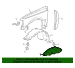 Splash Shield - Ford (7L5Z-16102-A) - view 14