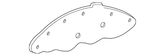 Splash Shield - Ford (7L5Z-16102-A) - view 5