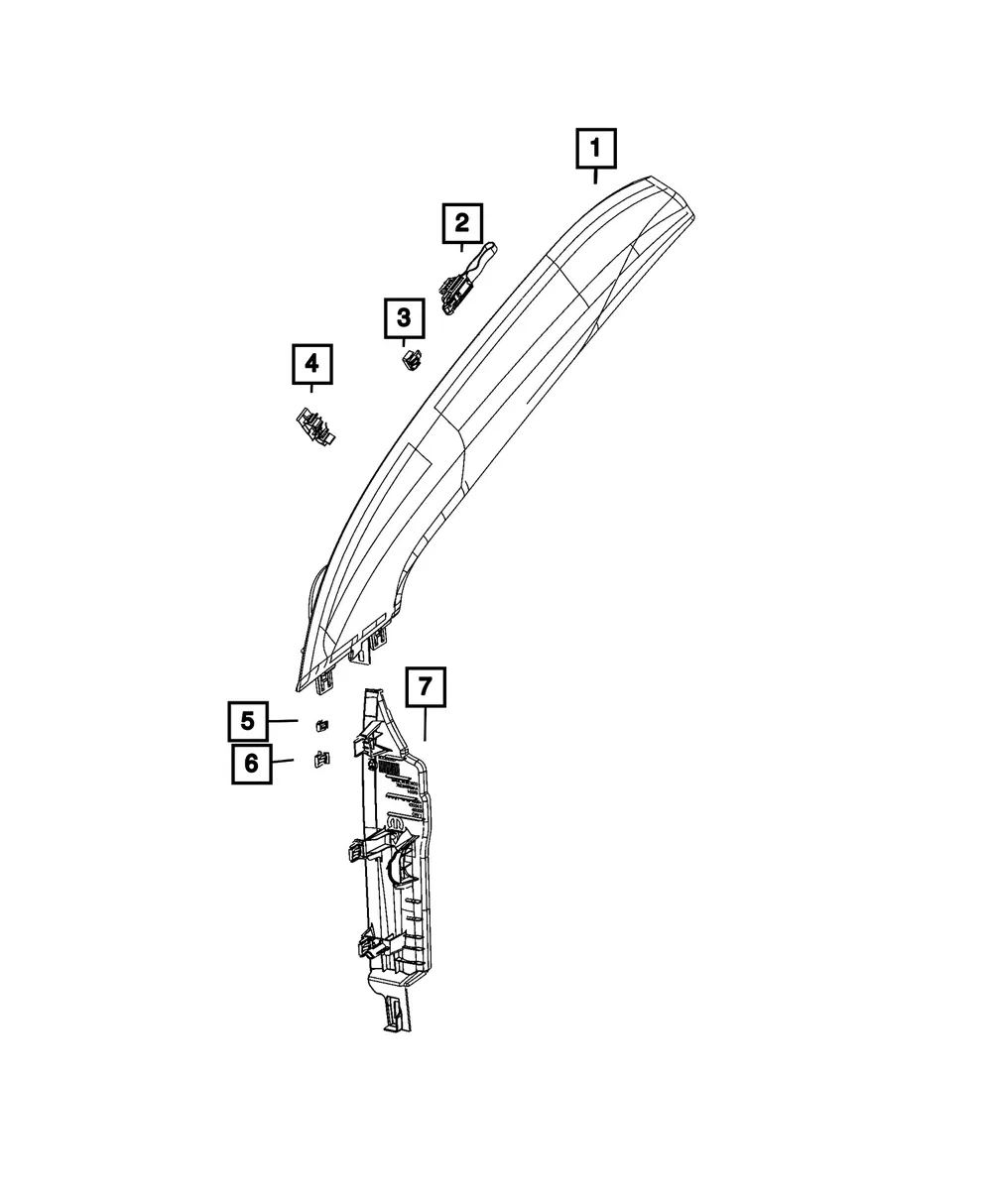 A Pillar Inner Panel, Left - Mopar (7LH99TX7AD)
