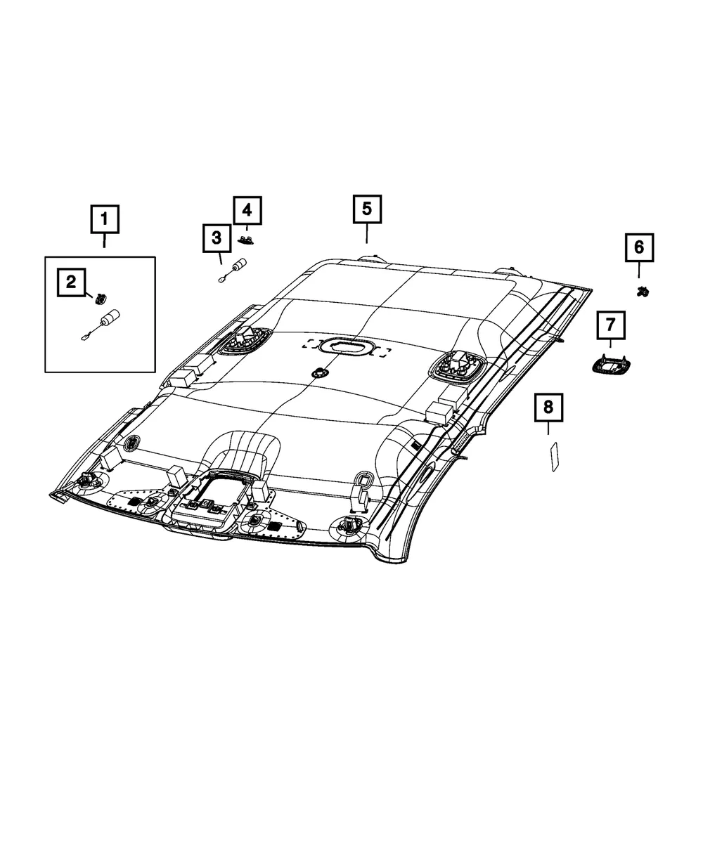 Headliner - Mopar (7LS13HL1AA)