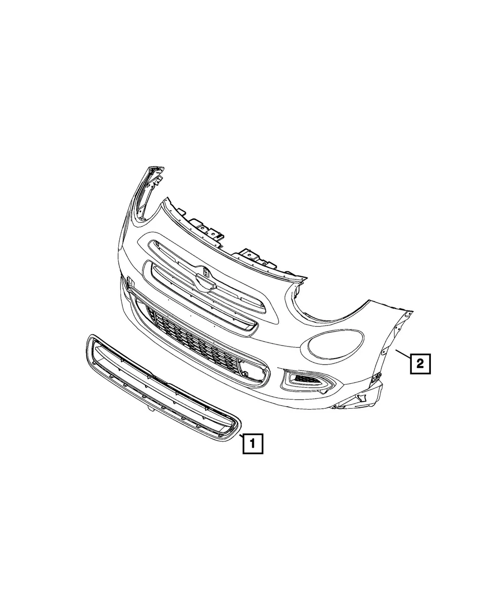 Radiator Grille - Mopar (7ML37LXHAA)