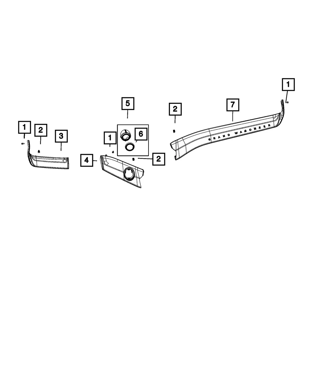 Instrument Panel Applique - Mopar (7QA09AAAAA) - view 4