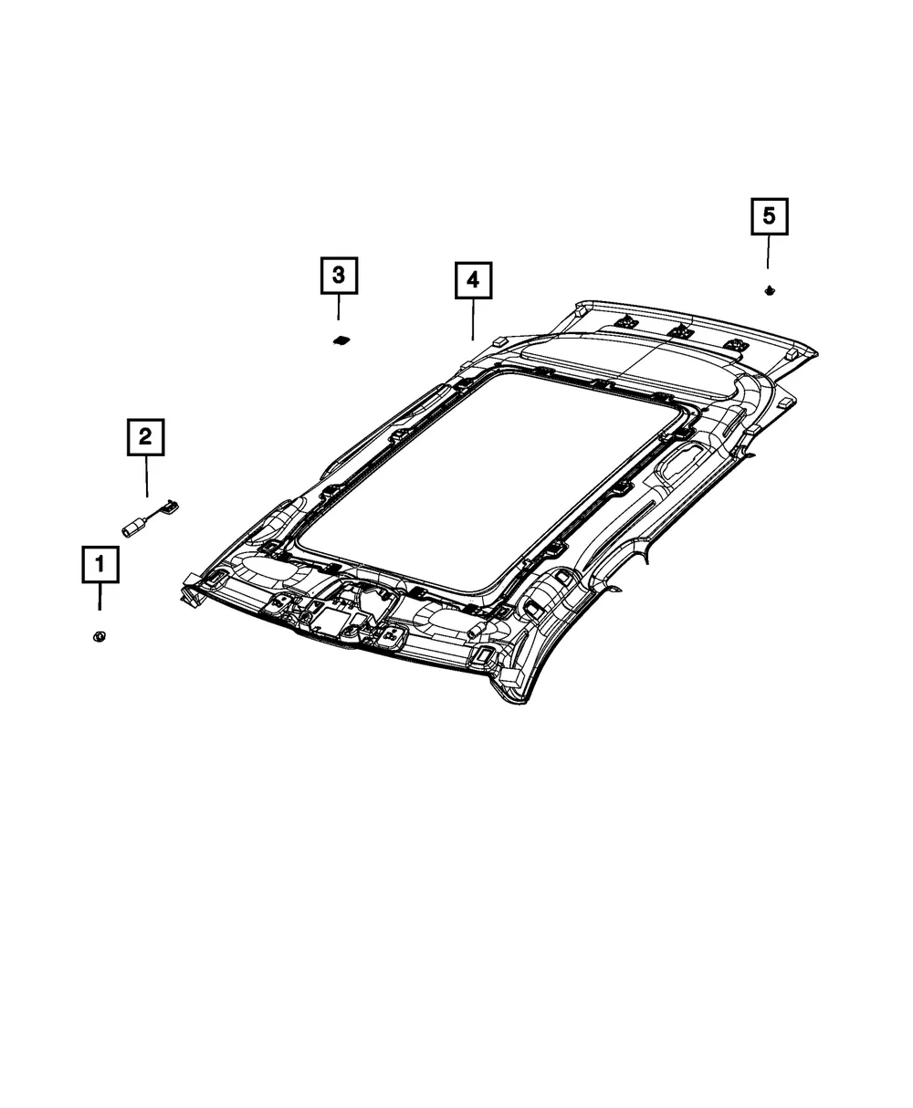 Headliner - Mopar (7RF45DX9AA)