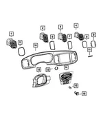 Instrument Panel Nameplate - Mopar (7RX52WF6AA) - view 8