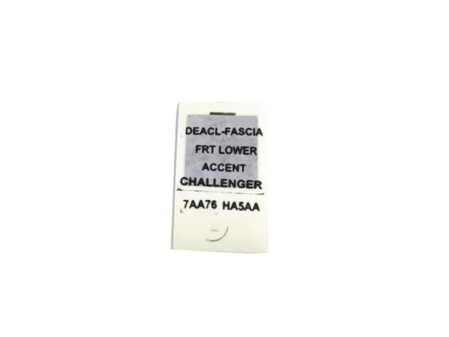 Fascia Decal - Mopar (7aa76ha5aa) - view 2