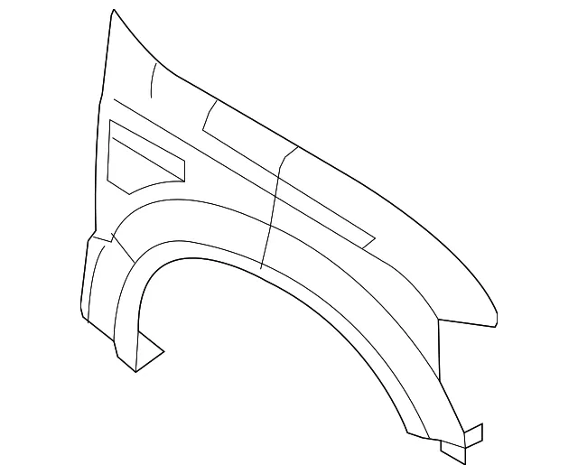 Fender Assembly Front - Ford (7c3z16005b) - view 3