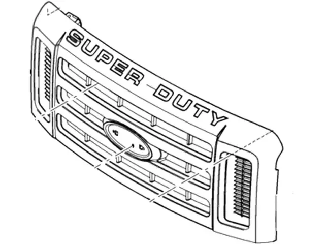 Grille - Ford (7c3z8200ba) - view 6