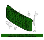Grille - Ford (7c3z8200ba) - view 9