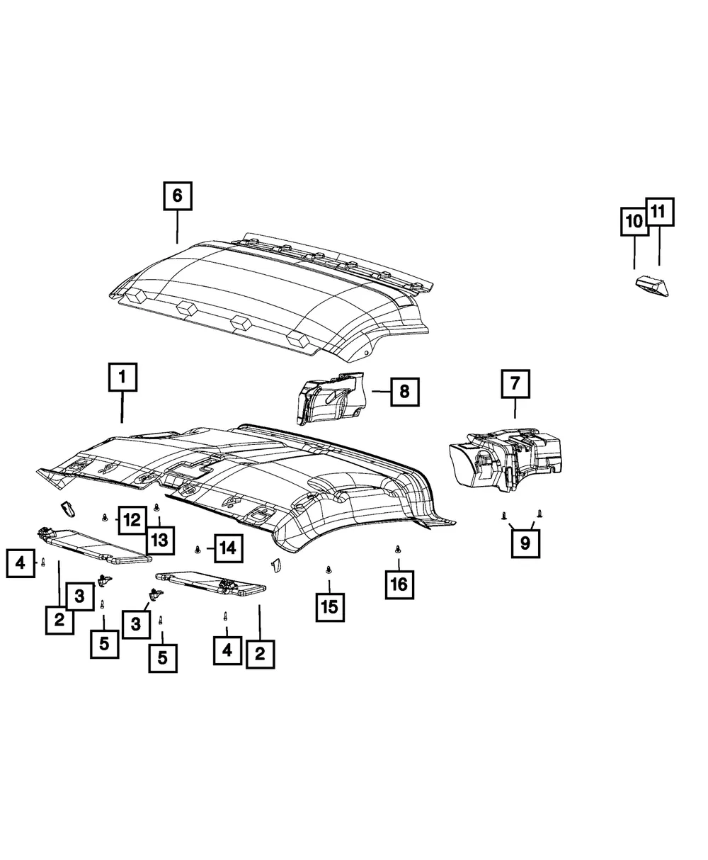 Headliner - Mopar (7cp32lwraa) - view 10