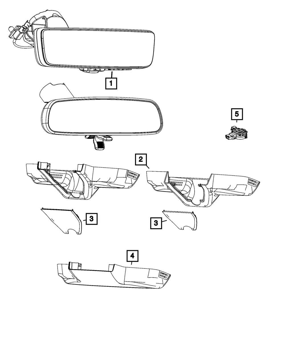 Mirror Cover - Mopar (7dv52jxwaa)