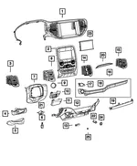Instrument Panel Applique - Mopar (7eh142dwaa) - view 8