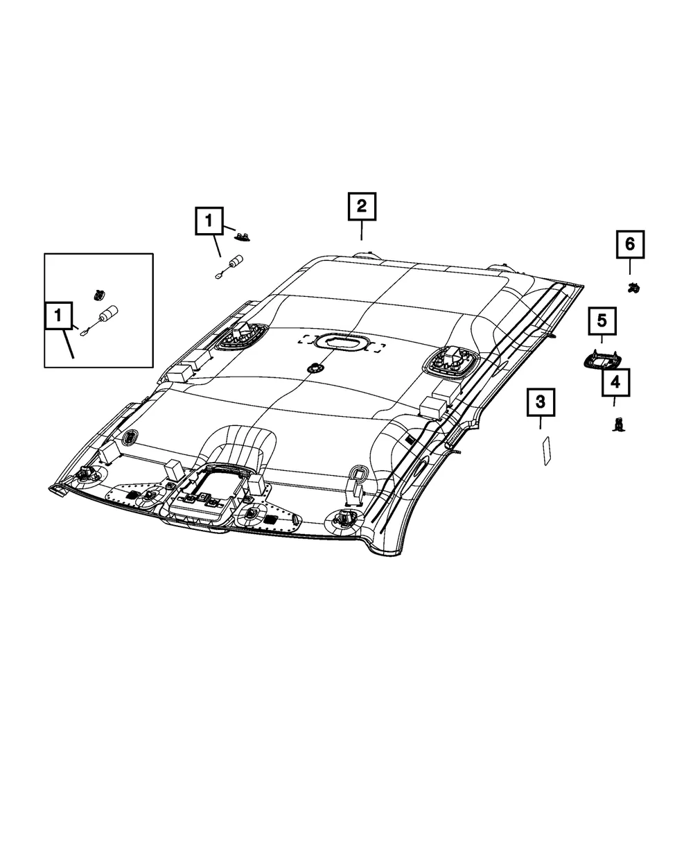 Speaker Grille - Mopar (7ew571x9aa) - view 4